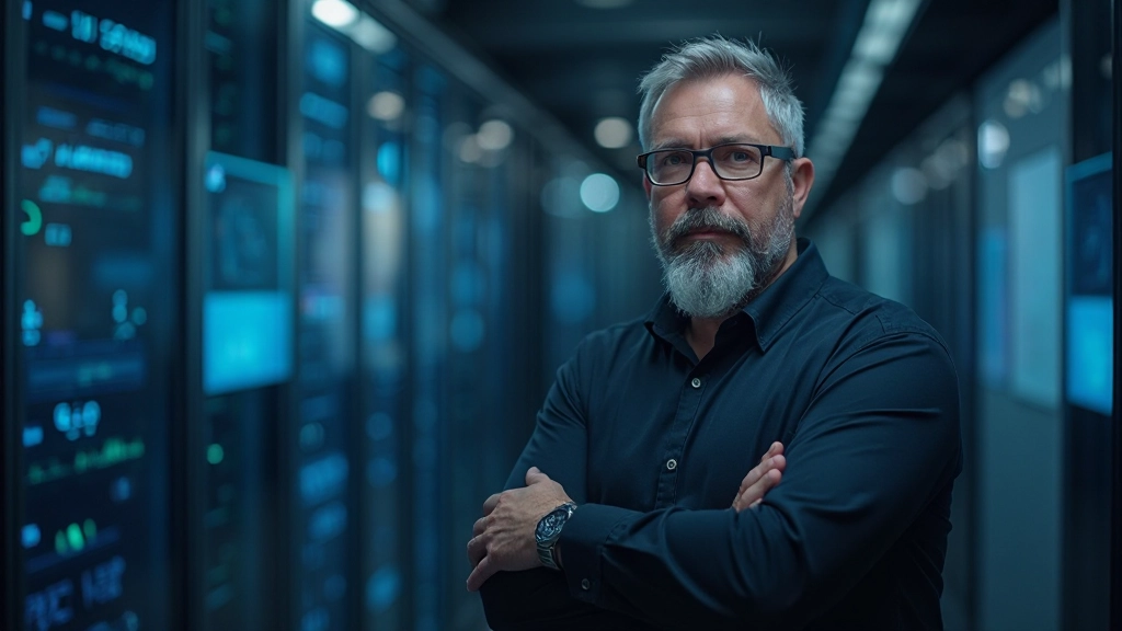 IT-специалист настраивает системы компьютерного зрения