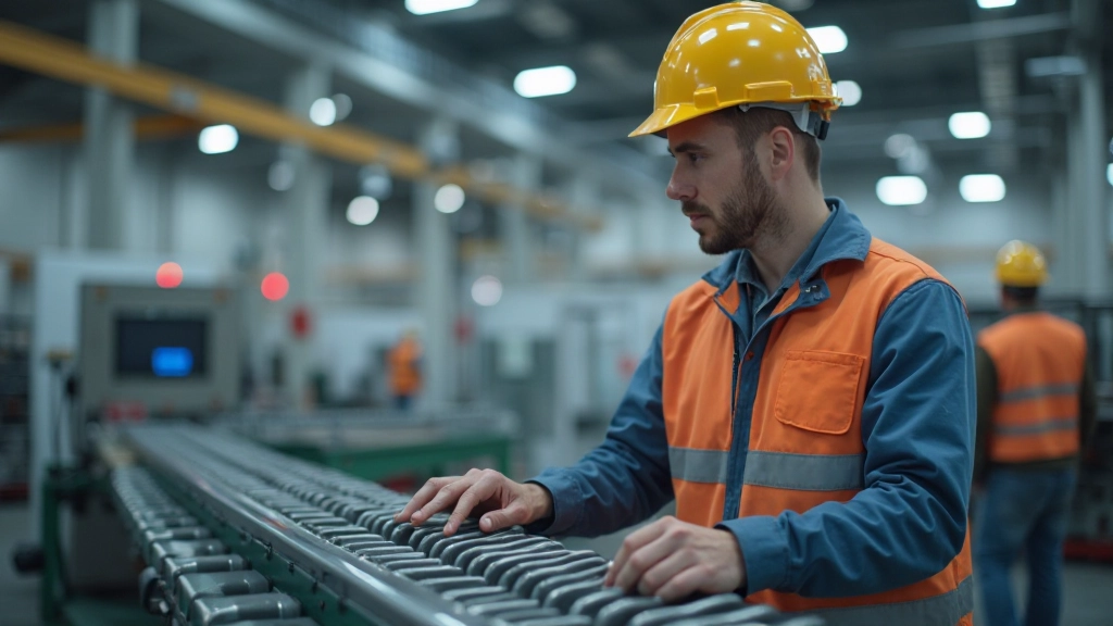 Производственная линия с системой автоматического контроля качества